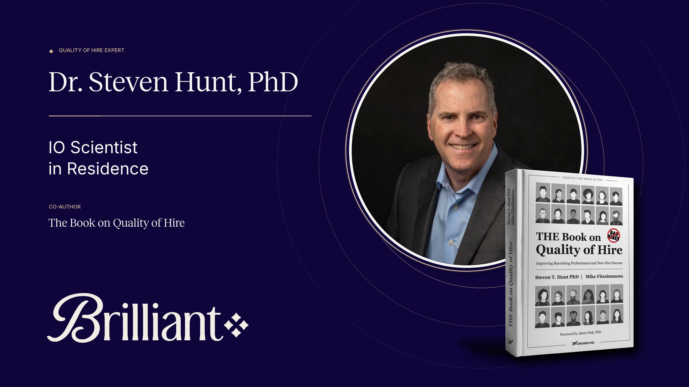 Steve Hunt with The Book of Quality of Hire